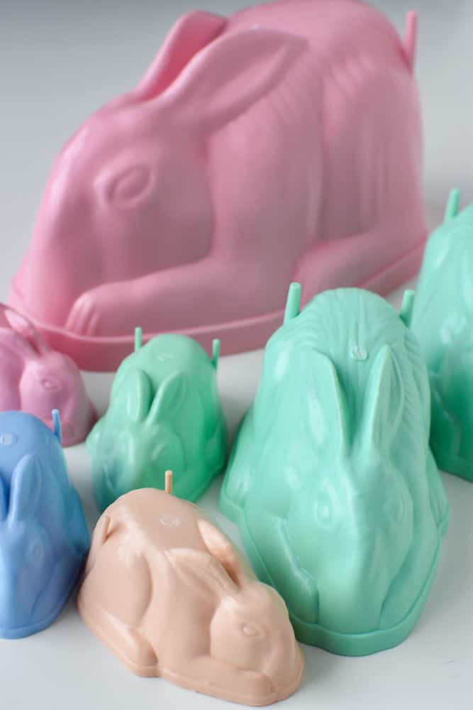 Plastic bunny molds