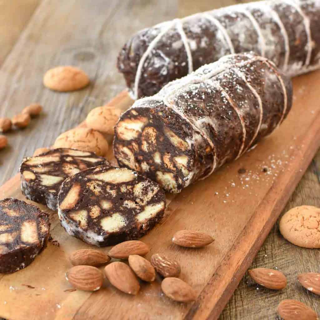 Chocolate Salami {Easy and Nobake} Marcellina In Cucina