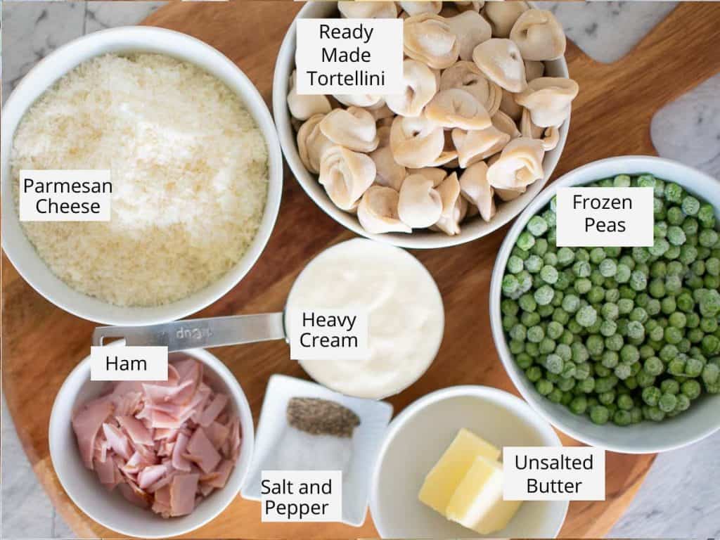 Tortellini alla Panna {just 6 ingredients!} Marcellina in Cucina