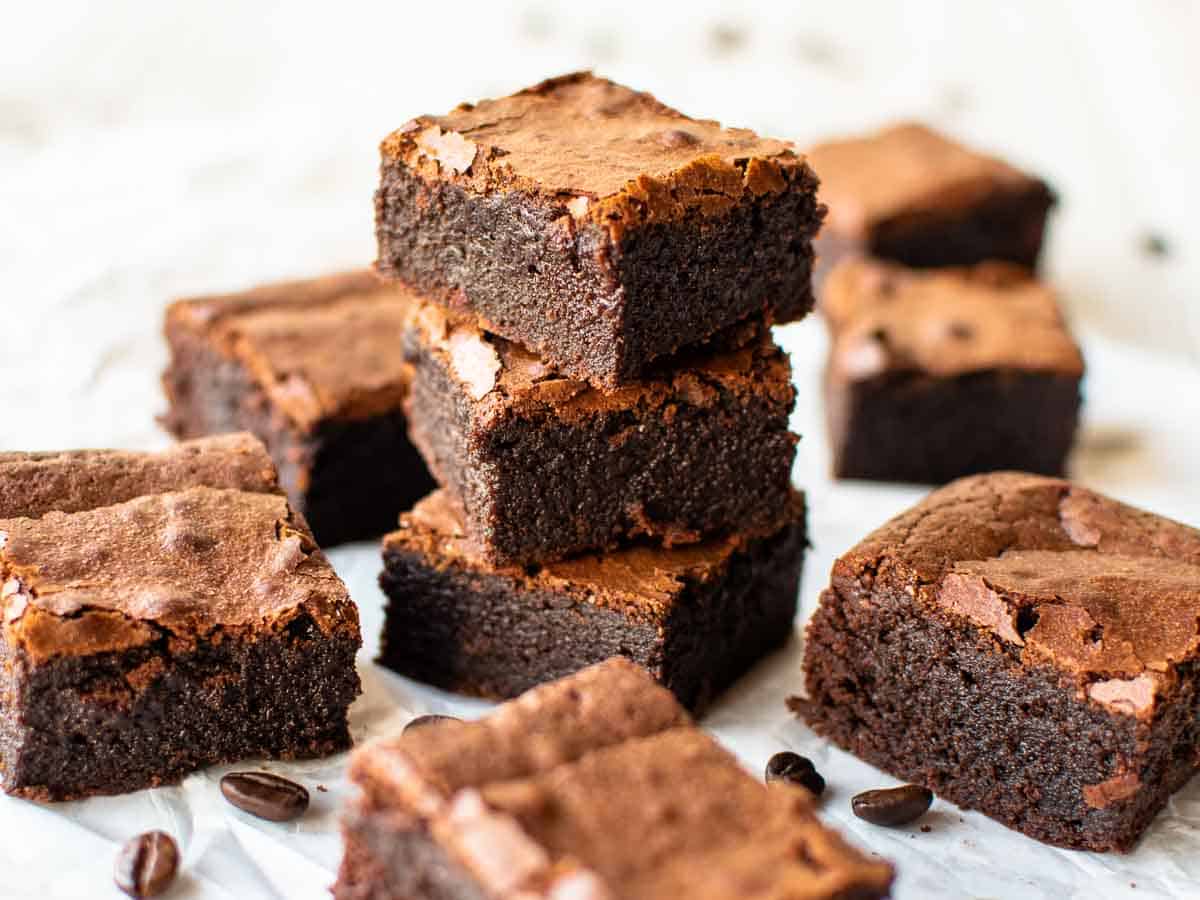 Fudgy Espresso Brownies Marcellina In Cucina