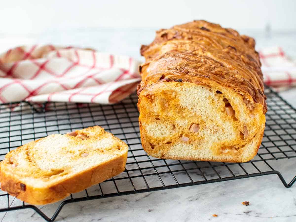 Bacon Cheese Bread Marcellina in Cucina