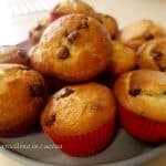 Plate of Chocolate Chip Muffins