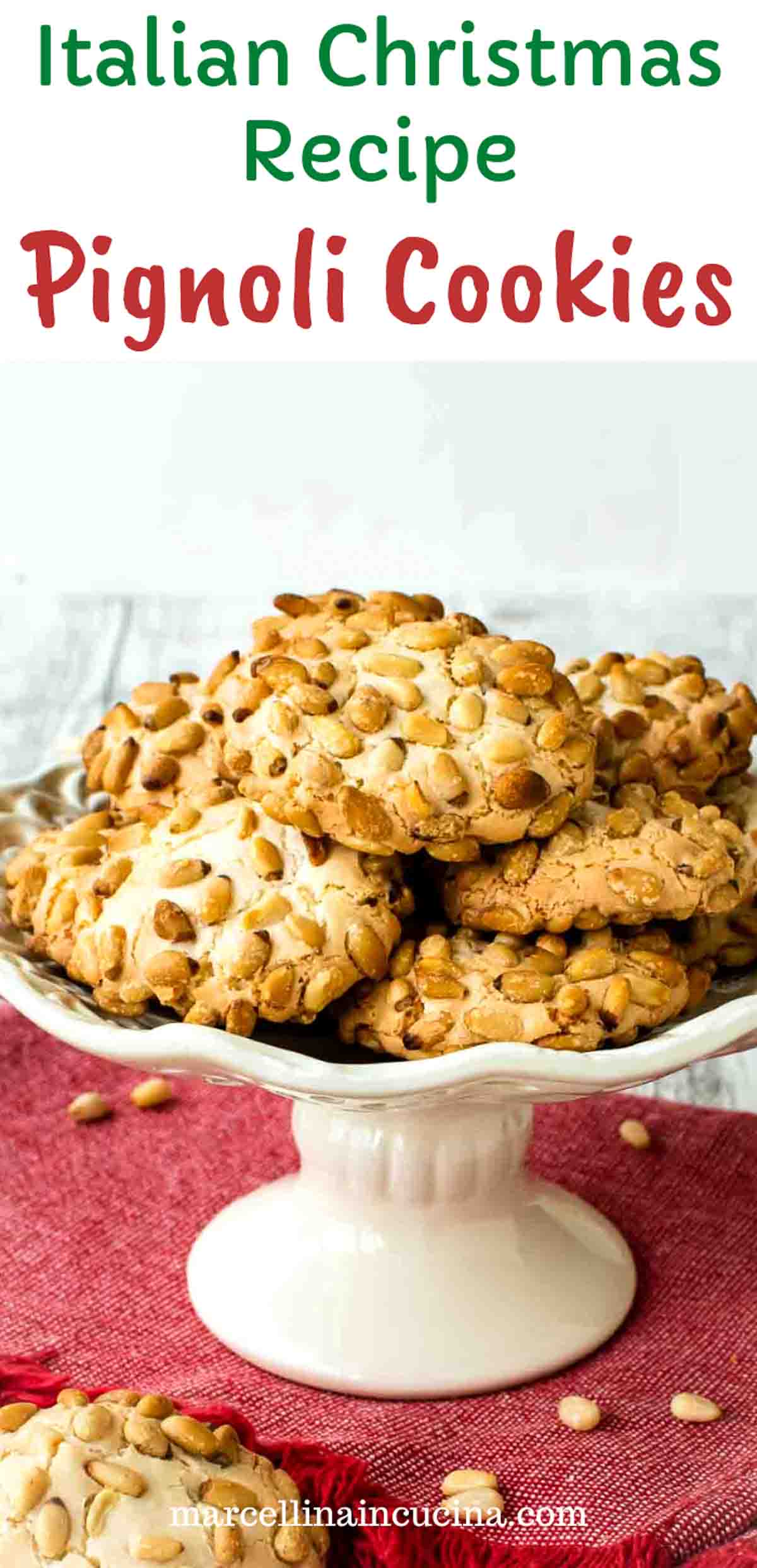 Pignoli Cookies Italian Pine Nut Cookies Marcellina in Cucina