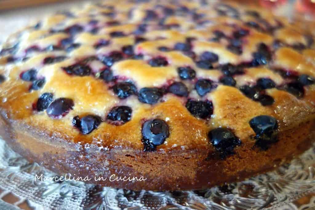 Lime and Blueberry Syrup Cake