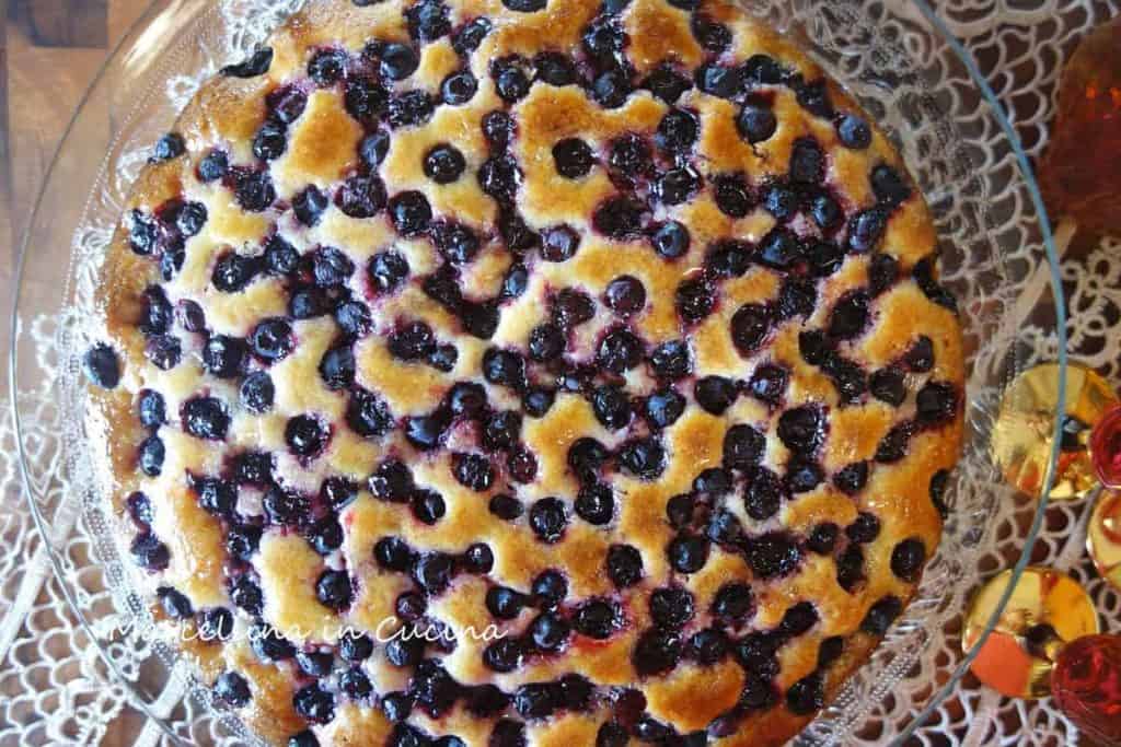 Lime and Blueberry Syrup Cake