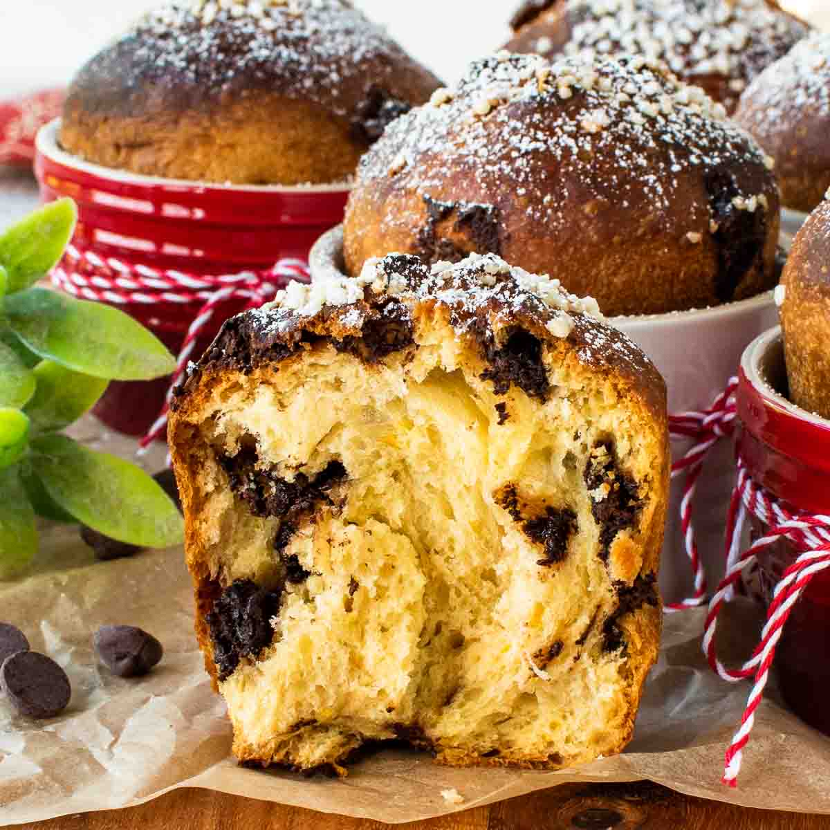 Mini Chocolate Panettone - Marcellina In Cucina