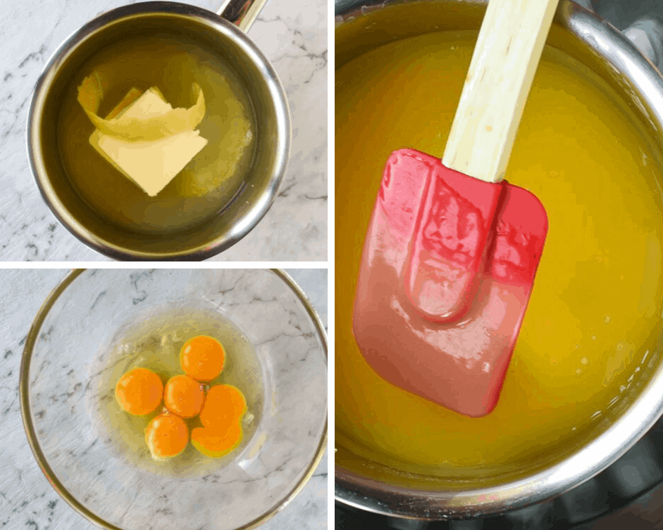A collage of three steps showing how to make this recipe.