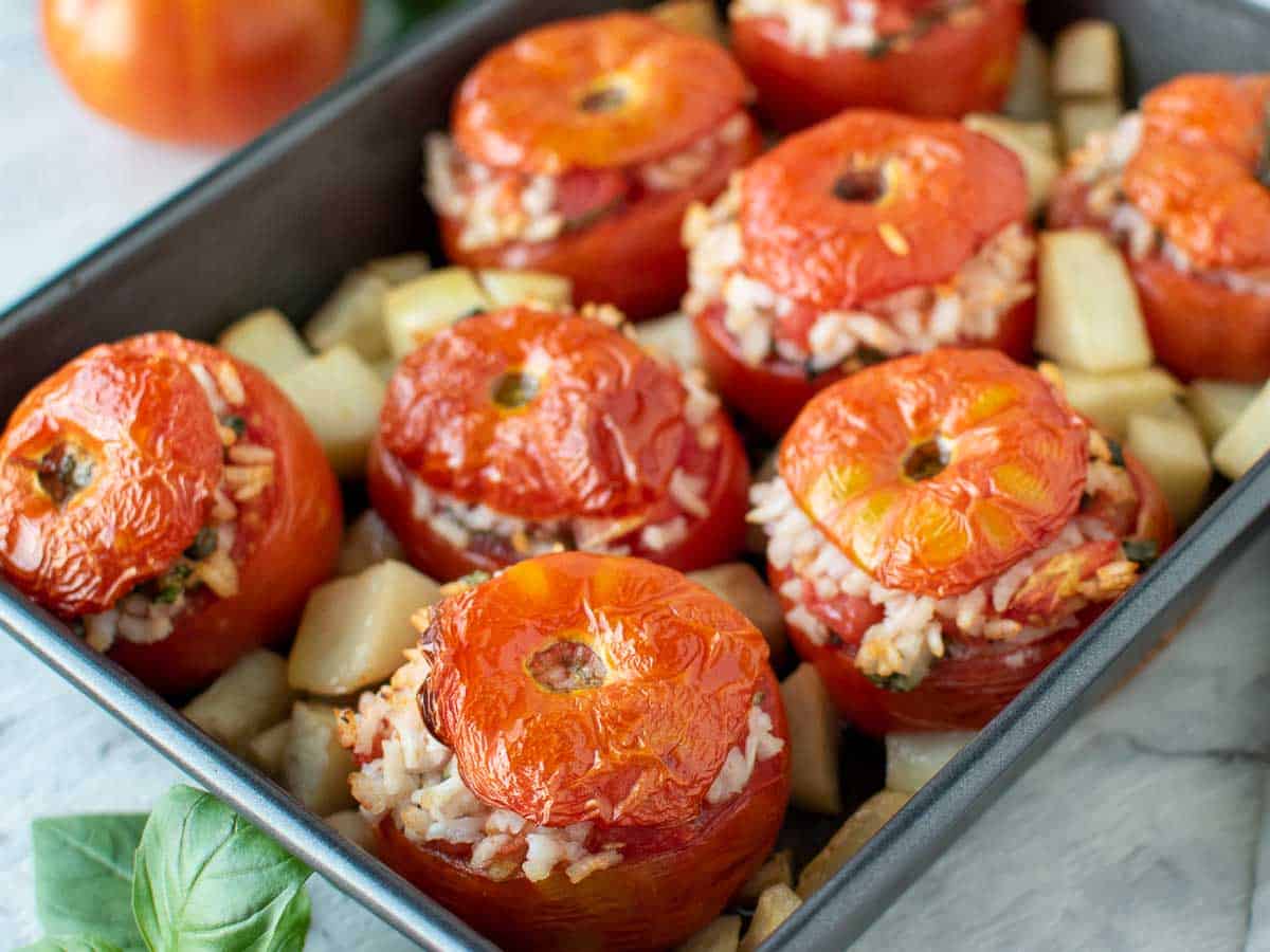 Rice Stuffed Tomatoes {Best Ever} Marcellina in Cucina