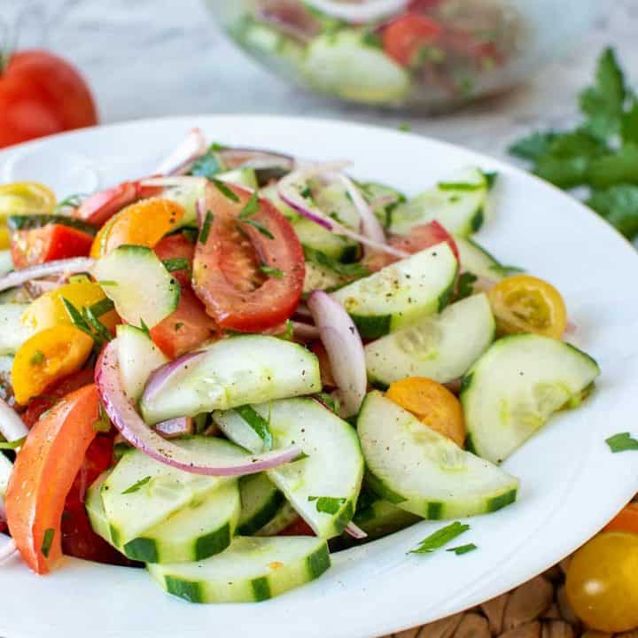 Mediterranean Cucumber Salad {in 10 minutes} Marcellina In Cucina