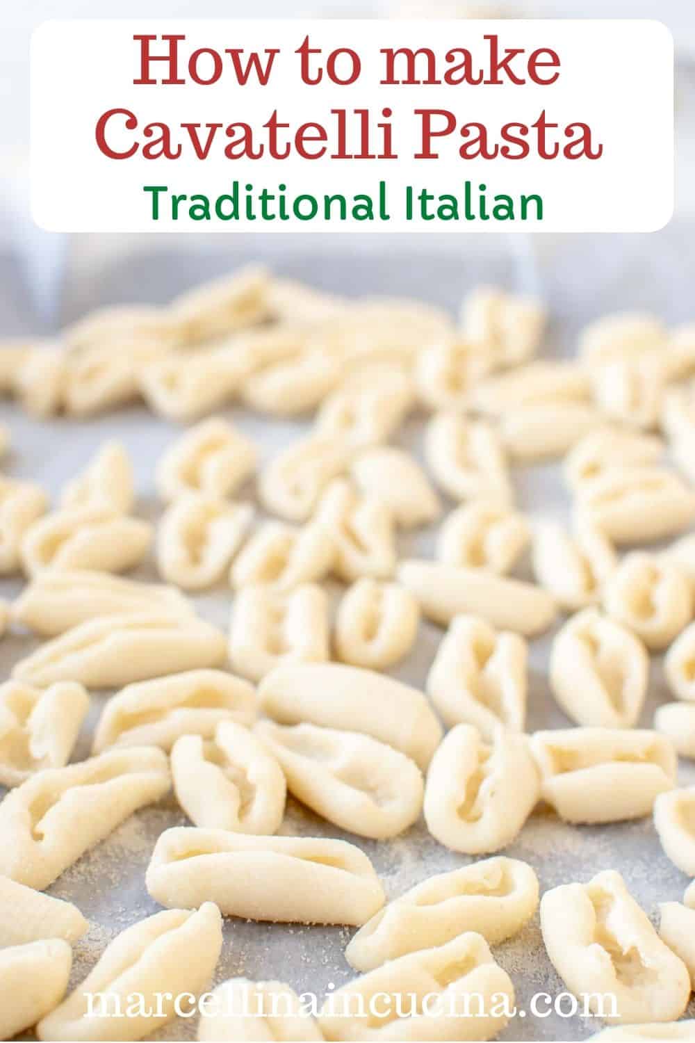 Cavatelli Pasta {Easy Homemade Recipe} Marcellina in Cucina