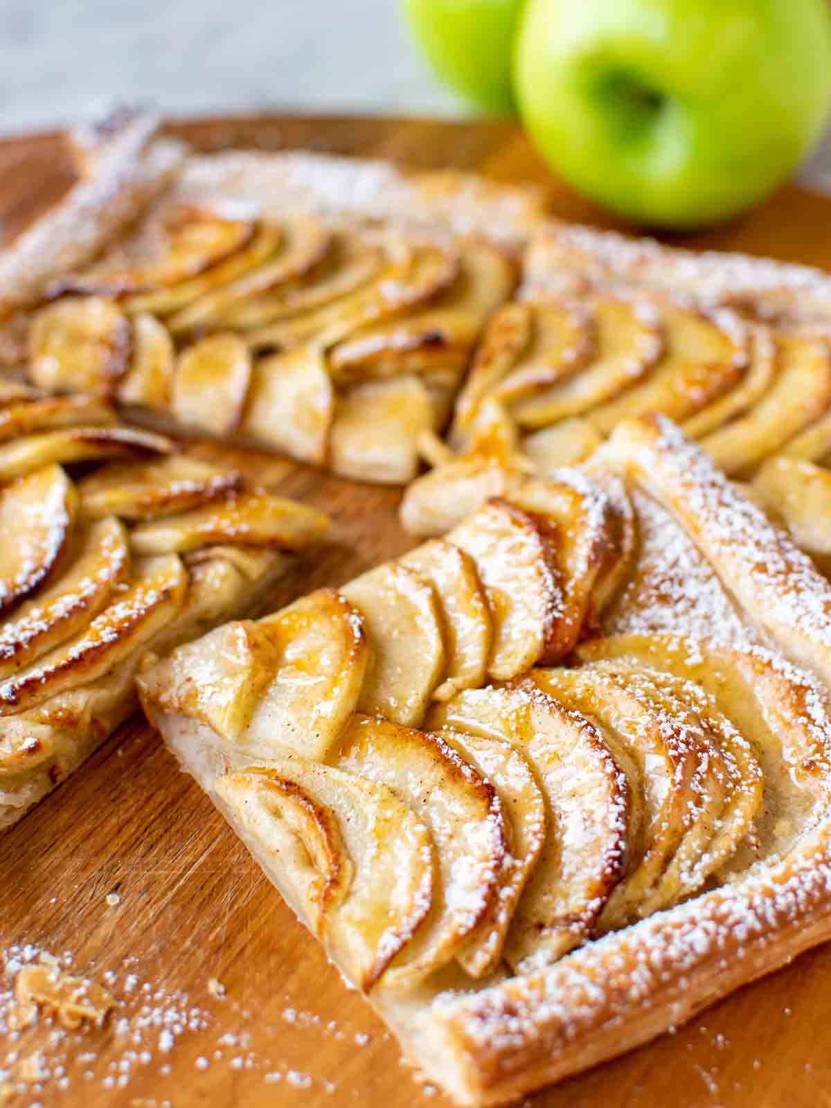 French Apple Pie With Icing