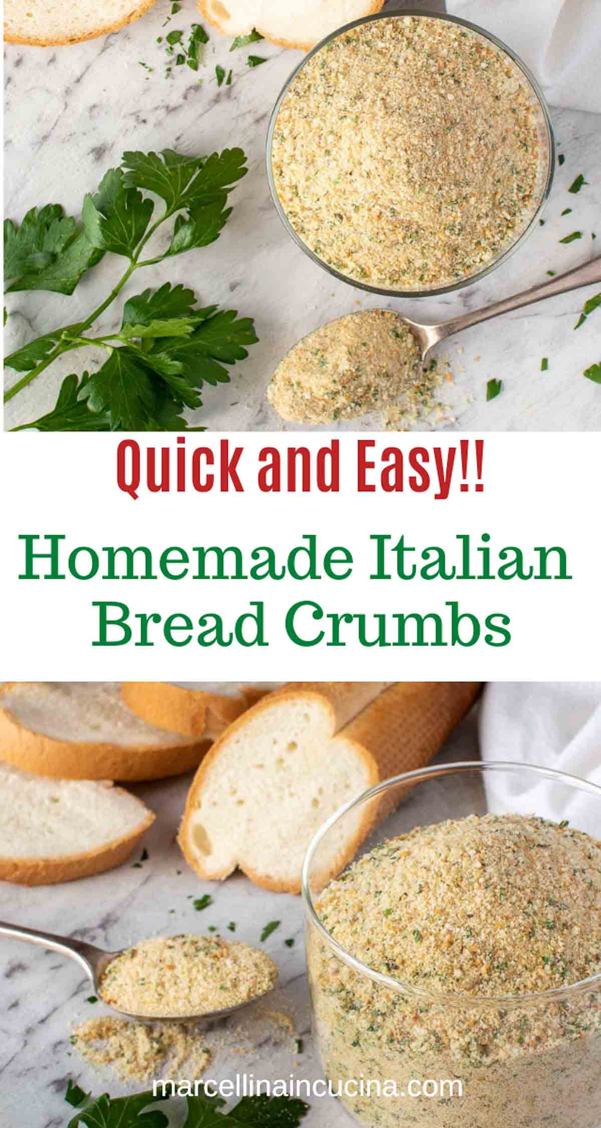 Italian Bread Crumbs Homemade and Easy