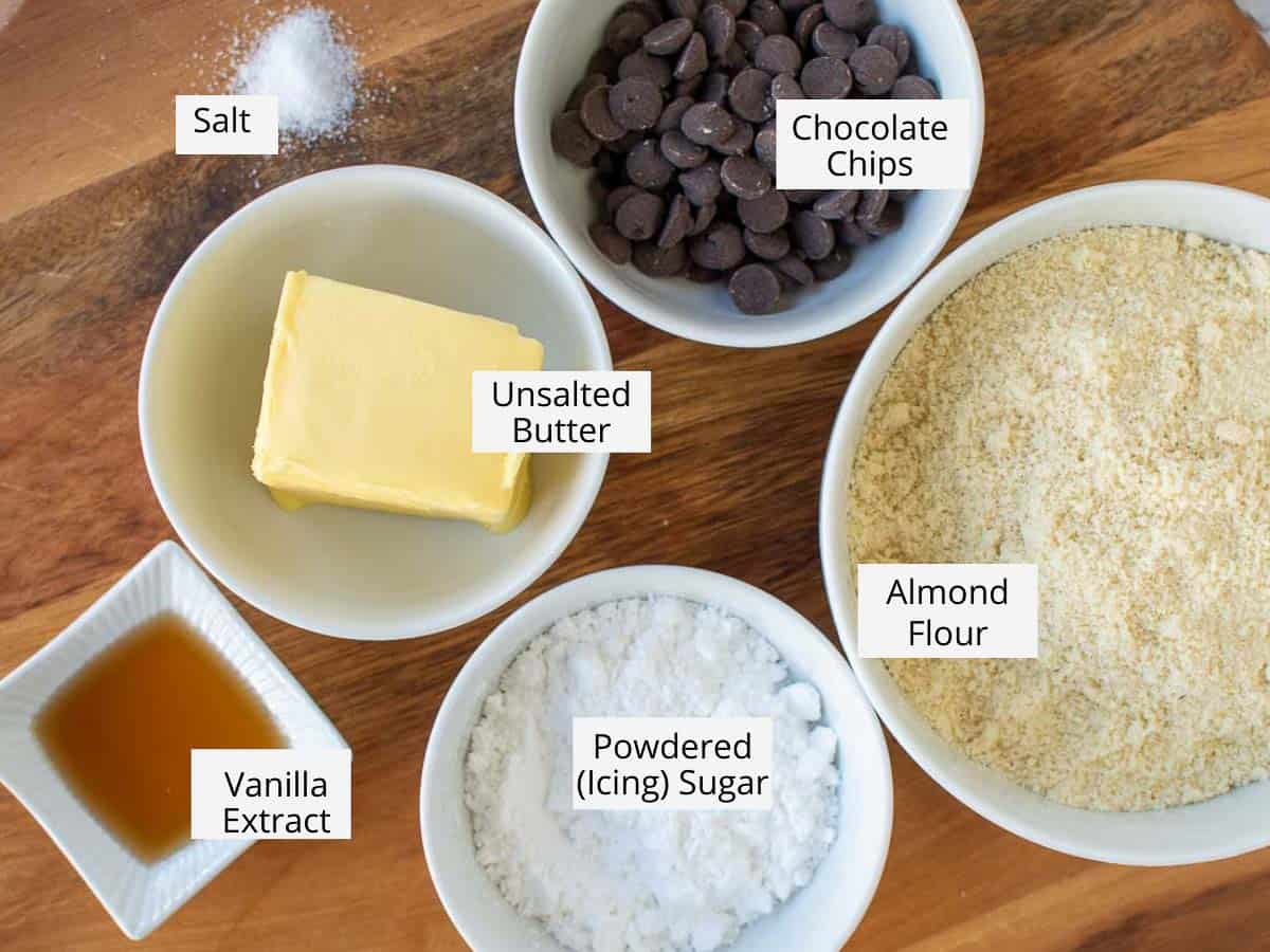 ingredients to make the recipe prepared on a wooden table.