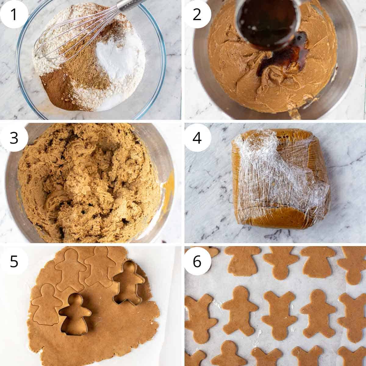 Six step process showing how to make this recipe.