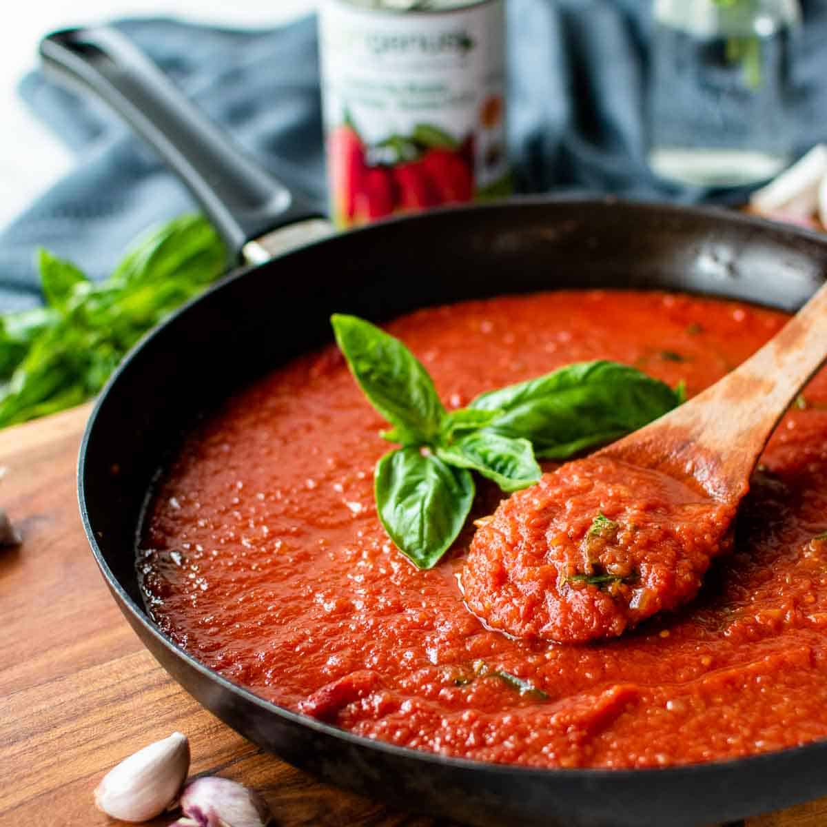 San Marzano Tomato Sauce (30 Minute Recipe) - Marcellina in Cucina