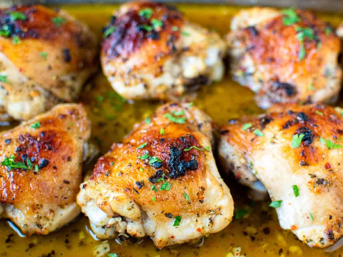 Baked Italian Chicken Thighs - Marcellina In Cucina