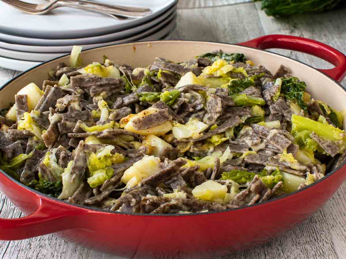 Pizzoccheri (Italian Buckwheat Pasta) Marcellina In Cucina