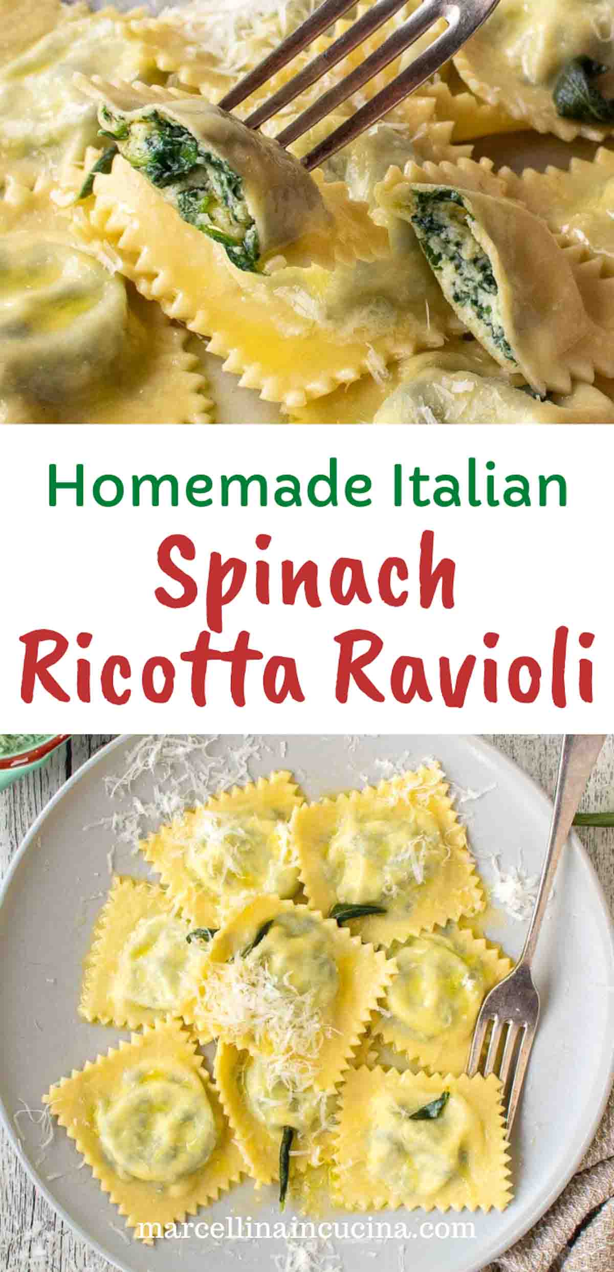 Spinach Ricotta Ravioli From Scratch