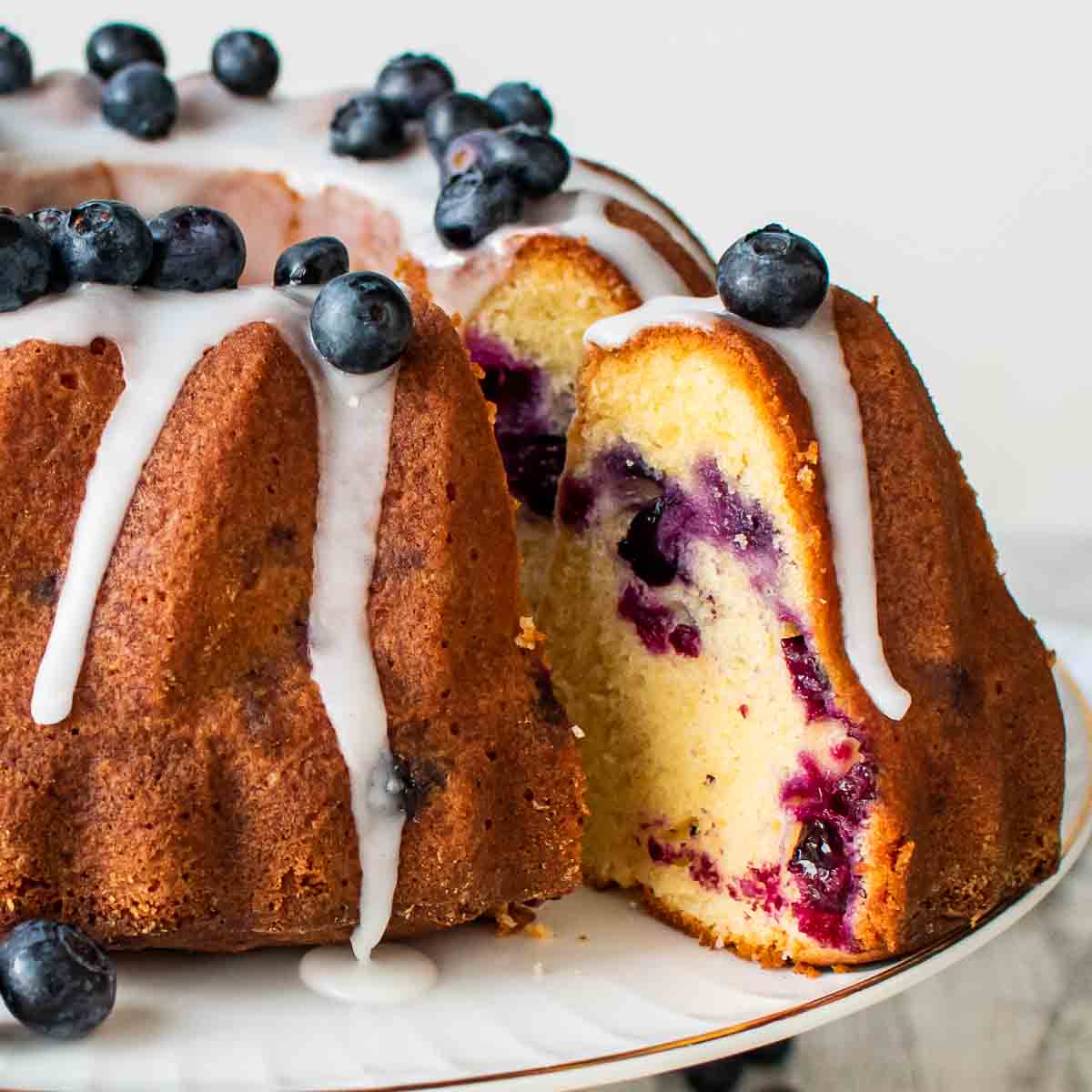 Blueberry Pound Cake