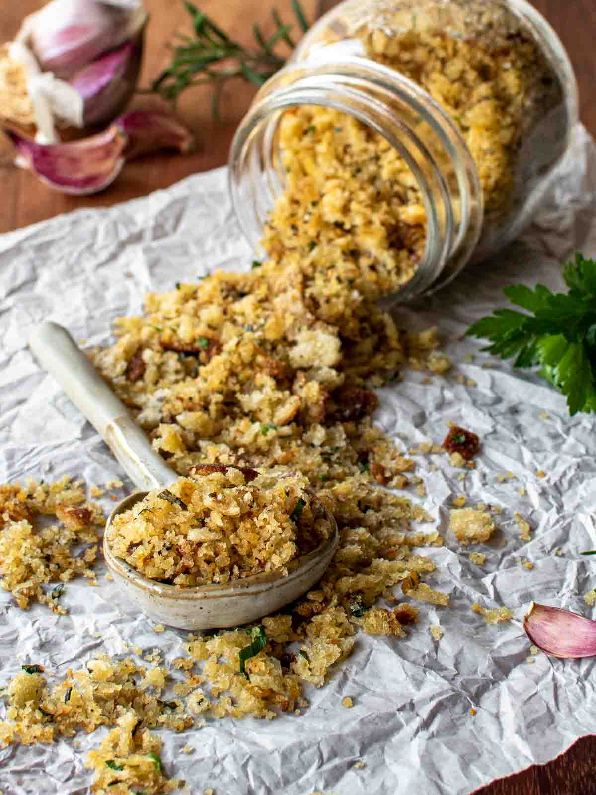 Pangrattato (Italian Crispy Breadcrumbs)