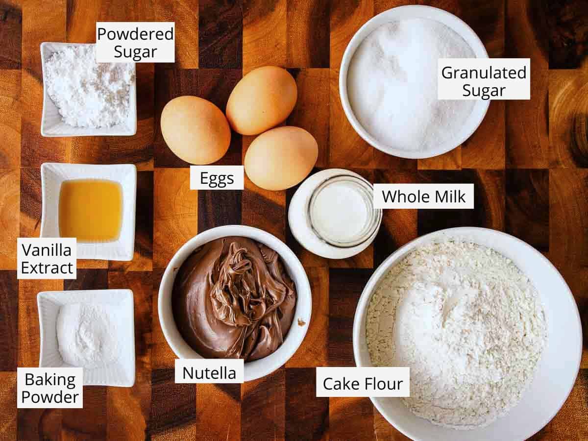 Ingredients for this recipe as in the recipe card viewed from above.