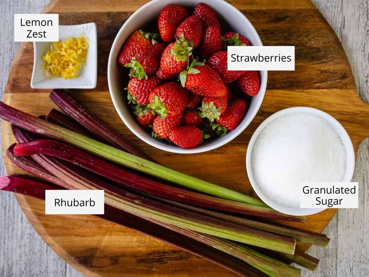 Ingredients for this recipe as in the recipe card viewed from above.